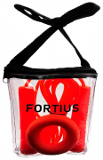 Набор скакалка с эспандером Fortius Neon в сумке оранжевый