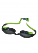 Очки для плавания взрослые Atemi M510 силикон черный/зеленый