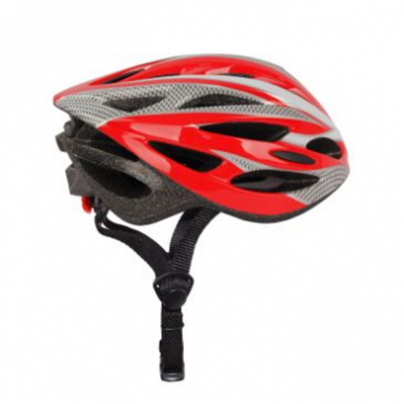 Шлем защитный АК WX-H03 плотный пенополистерол с верх.покрытием из ABS пластика красный
