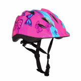 Шлем защитный АК Butterfly плотный пенополистерол с верх.покрытием из ABS пластика розовый