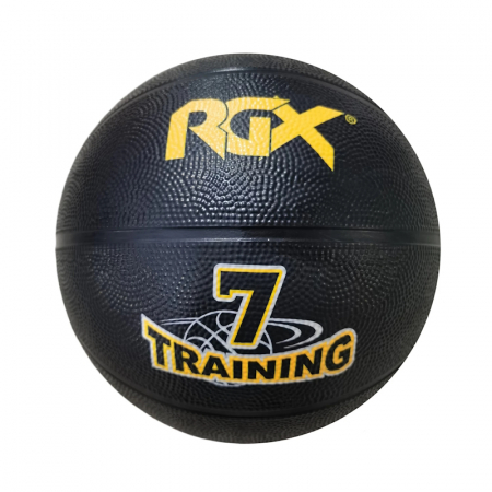 Мяч баскетбольный АК RGX-BB-09 Sz7 №7 резиновый черный/желтый