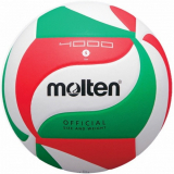 Мяч в/б MOLTEN V5M4000X №5 синт.кожа ПУ 2 сл. 18 пан бутил.камера клееный бел/красн/зелен