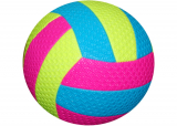 Мяч волейбольный SPRINTER №5 ВА-5МН С+ 18 панелей  желтый/розовый/голубой 01147