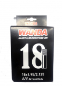 Камера 18*1,95/2,125 AV WANDA бутиловая в индивид упаковке
