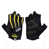 Перчатки вело CLIFF FG-006 черно-желтый