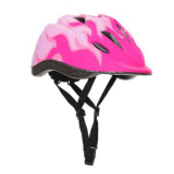 Шлем защитный АК FLAME плотный пенополистерол с верх.покрытием из ABS пластика розовый