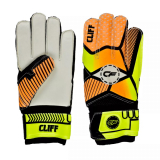 Перчатки вратаря CLIFF CS-21027 оранжево-салатовый