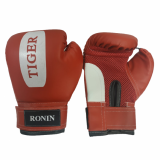 Перчатки бокс RONIN TIGER F124 полиуретан ПВВ красный