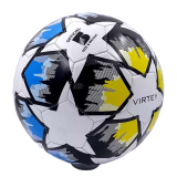 Мяч футбольный VIRTEY 2304 р.5 желтый/белый/синий