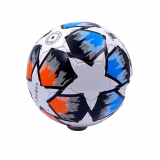 Мяч футбольный VIRTEY 2304 №5 белый/синий/орнжевый