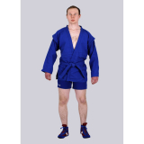 Куртка для самбо TREK SPORT Нужный спорт 450-580г 100%хлопок синяя