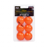Мяч для настольного тенниса АК  B102-O ораньжевый 6шт