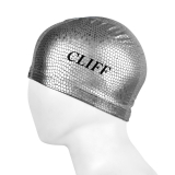 Шапочка для плавания полиуретан CLIFF 7D серый