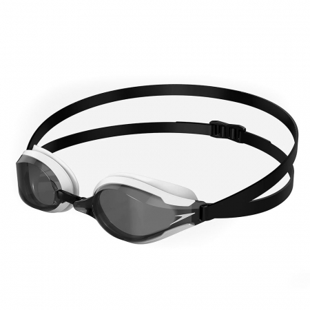 Очки для плавания взрослые SPEEDO Fastskin Speedosocket 8-108967988 дымчатые линзы белая оправа
