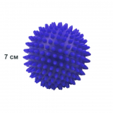Мяч массажный 7см мягкий SPRINTER надувной синий 07108