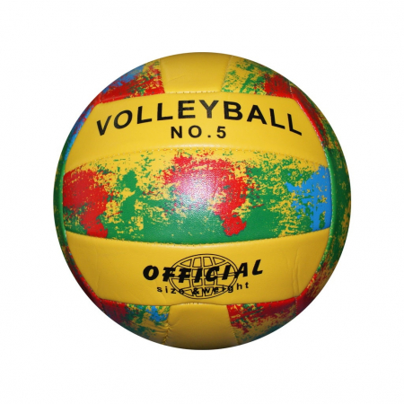 Мяч волейбольный SPRINTER №5 ВА-4YMM-Ж игровой 18 панелей ПВХ желтый 01144