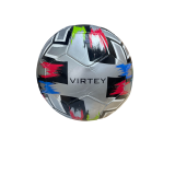 Мяч футбольный VIRTEY 6032 №5 серебристый