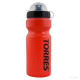 Бутылка для воды 550мл TORRES SS1066 красная черная крышка