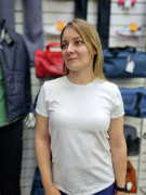 Футболка KORRI 23-301 88% хлопок 12% эластан белый