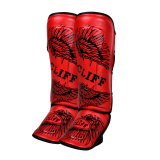Защита голень-стопа CLIFF EAGLE FLEX синтетическая кожа+полиэстер красный