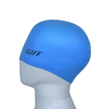 Шапочка для плавания силикон CLIFF CS02 голубой
