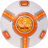 Мяч футбольный TORRES BM700 F323635 №5 32панели TPU бело-оранжевво-серый