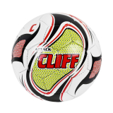 Мяч футбольный футзал CLIFF 7045 Partten Attack №4 без отскока PU бело-красно-черный