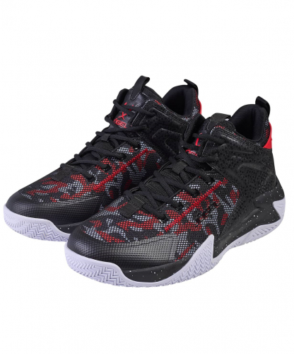 Кроссовки баскетбол Jogel Launch  Playmaker  Black/red черный/красный