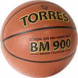Мяч баскетбольный TORRES BM900 B32037 №7 синтетическая кожа нейлон темно-оранжевый/черный И