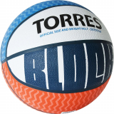 Мяч баскетбольный TORRES Block B02077 №7 резина любительский И