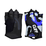 Перчатки вело CLIFF FG-002 черно-синий И