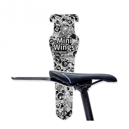 Крыло заднее под седло Mini Wings Original Comics черное 045156 И
