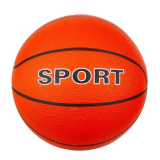 Мяч баскетбольный Sport резиновый 25см 100957 И