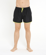 Шорты плавательные мужские 25DEGREES Station Black/Lime 25D22008M 100%полиэстер черный/лайм И