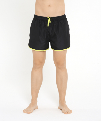 Шорты плавательные мужские 25DEGREES Station Black/Lime 25D22008M 100%полиэстер черный/лайм И
