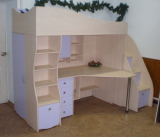 Кровать-стол-шкаф в детскую комнату
